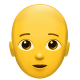Person: Bald, the design in this release