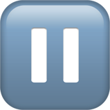 Pulsante Pausa as drawn by Apple in iOS 13.2