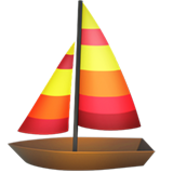 Sailboat as drawn by Apple in iOS 13.2