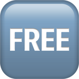FREE Button as drawn by Apple in iOS 13.3
