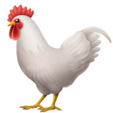 Rooster as drawn by Apple in iOS 13.3