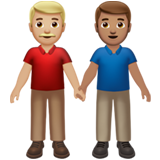 Men Holding Hands: Medium-Light Skin Tone, Medium Skin Tone, the previous design