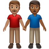 Men Holding Hands: Medium Skin Tone, Medium-Dark Skin Tone, the design in this release