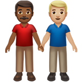 Men Holding Hands: Medium-Dark Skin Tone, Medium-Light Skin Tone, the previous design