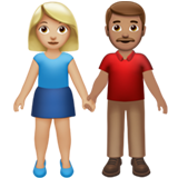 Woman and Man Holding Hands: Medium-Light Skin Tone, Medium Skin Tone, the previous design