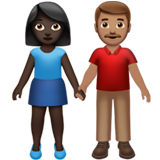 Woman and Man Holding Hands: Dark Skin Tone, Medium Skin Tone, the previous design
