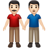 Men Holding Hands: Light Skin Tone, the previous design