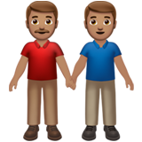 Men Holding Hands: Medium Skin Tone, the previous design