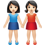 Women Holding Hands: Light Skin Tone, the previous design