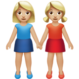 Women Holding Hands: Medium-Light Skin Tone, the previous design