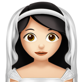 Person with Veil: Light Skin Tone, the previous design