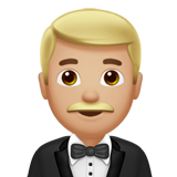 Person in Tuxedo: Medium-Light Skin Tone, the previous design