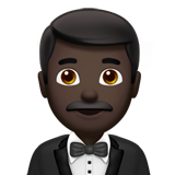 Person in Tuxedo: Dark Skin Tone, the previous design