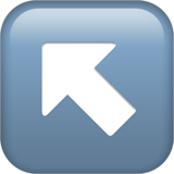 Up-Left Arrow as drawn by Apple in iOS 13.3