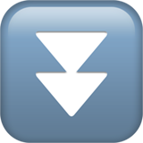 Fast Down Button as drawn by Apple in iOS 13.3