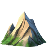 Mountain as drawn by Apple in iOS 13.3