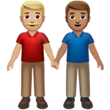 Men Holding Hands: Medium-Light Skin Tone, Medium Skin Tone, the previous design