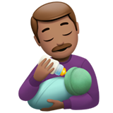 Man Feeding Baby: Medium Skin Tone, the design in this release