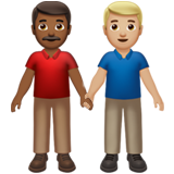 Men Holding Hands: Medium-Dark Skin Tone, Medium-Light Skin Tone, the previous design