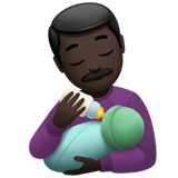 Man Feeding Baby: Dark Skin Tone, the design in this release