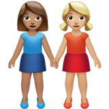 Women Holding Hands: Medium Skin Tone, Medium-Light Skin Tone, the previous design