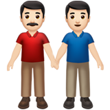 Men Holding Hands: Light Skin Tone, the previous design