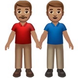 Men Holding Hands: Medium Skin Tone, the previous design