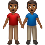 Men Holding Hands: Medium-Dark Skin Tone, the previous design