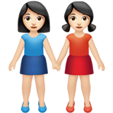Women Holding Hands: Light Skin Tone, the previous design