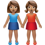 Women Holding Hands: Medium Skin Tone, the previous design