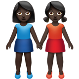 Women Holding Hands: Dark Skin Tone, the previous design