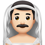 Man with Veil: Light Skin Tone, the design in this release