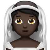 Person with Veil: Dark Skin Tone, the design in this release