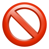 Prohibited as drawn by Apple in iOS 14.2