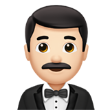 Man in Tuxedo: Light Skin Tone, the design in this release