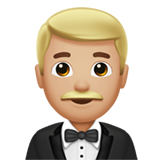 Man in Tuxedo: Medium-Light Skin Tone, the design in this release