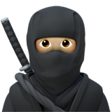 Ninja: Medium-Light Skin Tone, the design in this release