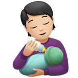 Person Feeding Baby: Light Skin Tone, the design in this release