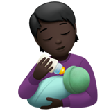 Person Feeding Baby: Dark Skin Tone, the design in this release