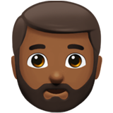 Person: Medium-Dark Skin Tone, Beard, the previous design