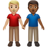 Men Holding Hands: Medium-Light Skin Tone, Medium-Dark Skin Tone, the design in this release