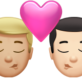 Kiss: Man, Man, Medium-Light Skin Tone, Light Skin Tone, the design in this release
