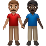 Men Holding Hands: Medium Skin Tone, Dark Skin Tone, the design in this release