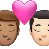 Kiss: Man, Man, Medium Skin Tone, Light Skin Tone, the design in this release