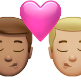 Kiss: Man, Man, Medium Skin Tone, Medium-Light Skin Tone, the design in this release
