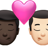 Kiss: Man, Man, Dark Skin Tone, Light Skin Tone, the design in this release