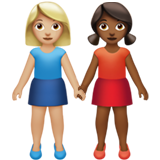 Women Holding Hands: Medium-Light Skin Tone, Medium-Dark Skin Tone, the design in this release