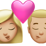 Kiss: Woman, Man, Medium-Light Skin Tone, the design in this release