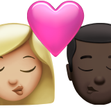 Kiss: Woman, Man, Medium-Light Skin Tone, Dark Skin Tone, the design in this release