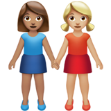 Women Holding Hands: Medium Skin Tone, Medium-Light Skin Tone, the design in this release